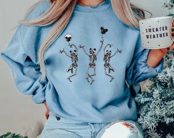 Comfort Colors® Disney Parks Halloween Dancing C1206 Magic Kingdom Holiday Trip Unisex Tshirt Family Birthday Gift Adult Kid Tee