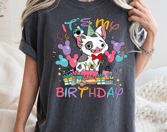 Comfort Colors® Disney Moana Characters Pua C1190 Magic Kingdom Holiday Trip Unisex Tshirt Family Birthday Gift Adult Kid Tee