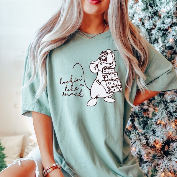 Comfort Colors® Disney Cinderella Funny Gus Lookin C1115 Magic Kingdom Holiday Trip Unisex Tshirt Family Birthday Gift Adult Kid Tee