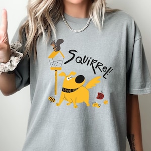 Comfort Colors®  Dug Days Squirrel Bird Feeder C2095 Magic Kingdom Holiday Trip Unisex Tshirt Family Birthday Gift Adult Kid Tee