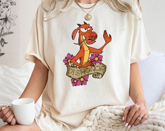 Comfort Colors® Disney Mulan Funny Mushu Dragon C1198  Magic Kingdom Holiday Trip Unisex Tshirt Family Birthday Gift Adult Kid Tee