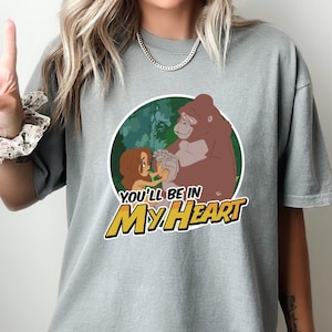 Vous serez dans mon coeur Comfort Colors® Tarzan _C2390 Magic Kingdom Holiday Trip Tshirt unisexe, cadeau d'anniversaire de famille, t-shirt adulte enfant