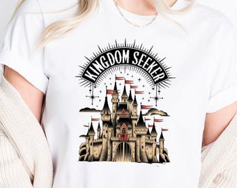 Enchanted Gothic Castle Art Print - Medieval Fantasy Wall Decor - Whimsical Dark Castle Illustration for Home or Office