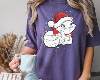 Comfort Colors® Santa Marie Christmas Lights C1075 Magic Kingdom Holiday Trip Unisex T-shirt Family Birthday Gift Adult Kid Toddler Tee