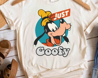 Comfort Colors® Disney A Goofy Moive Retro Just Goofy C1088 Magic Kingdom Holiday Trip Unisex T-shirt Family Birthday Gift Adult Kid Toddler