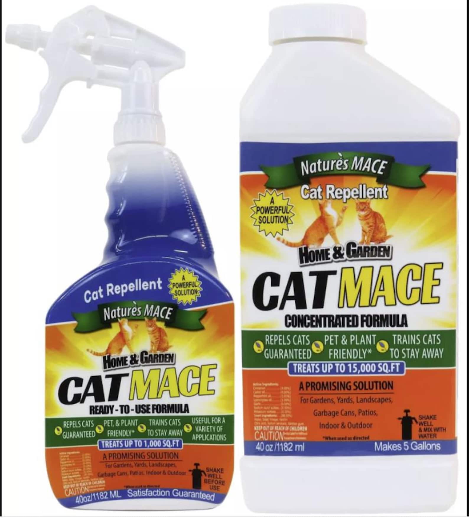 ReadytoUse Spray Cat MACE 40oz Plus 40oz. Concentrate Etsy