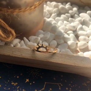 Ring upcoming sun gold and silver Gold