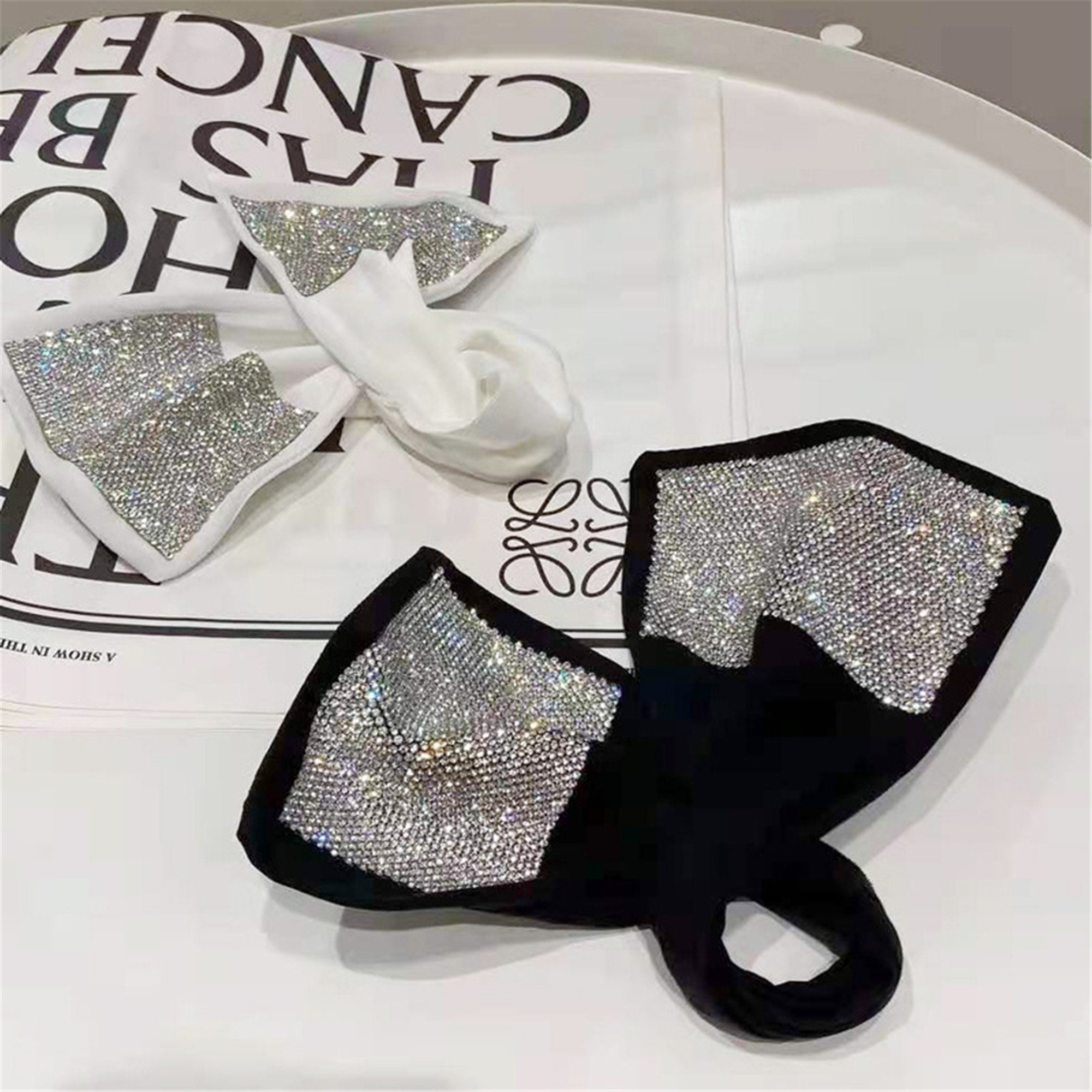 Bun makerDiamondstudded hair bun holder deft bun bun wrap Etsy