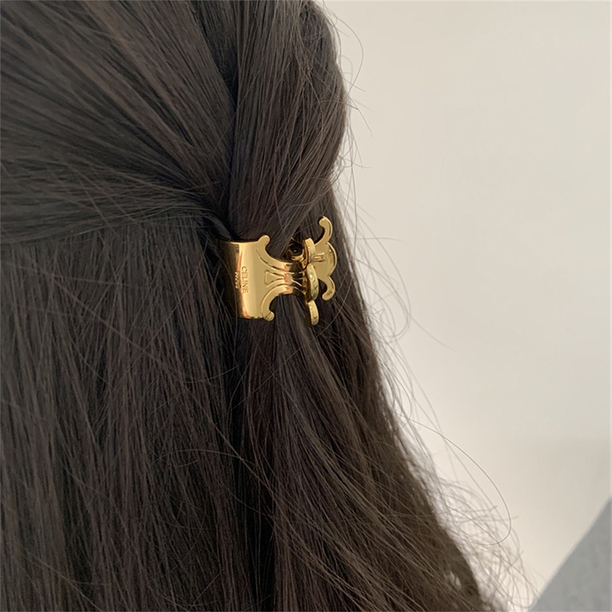 Hair Clip Vintage Gold 