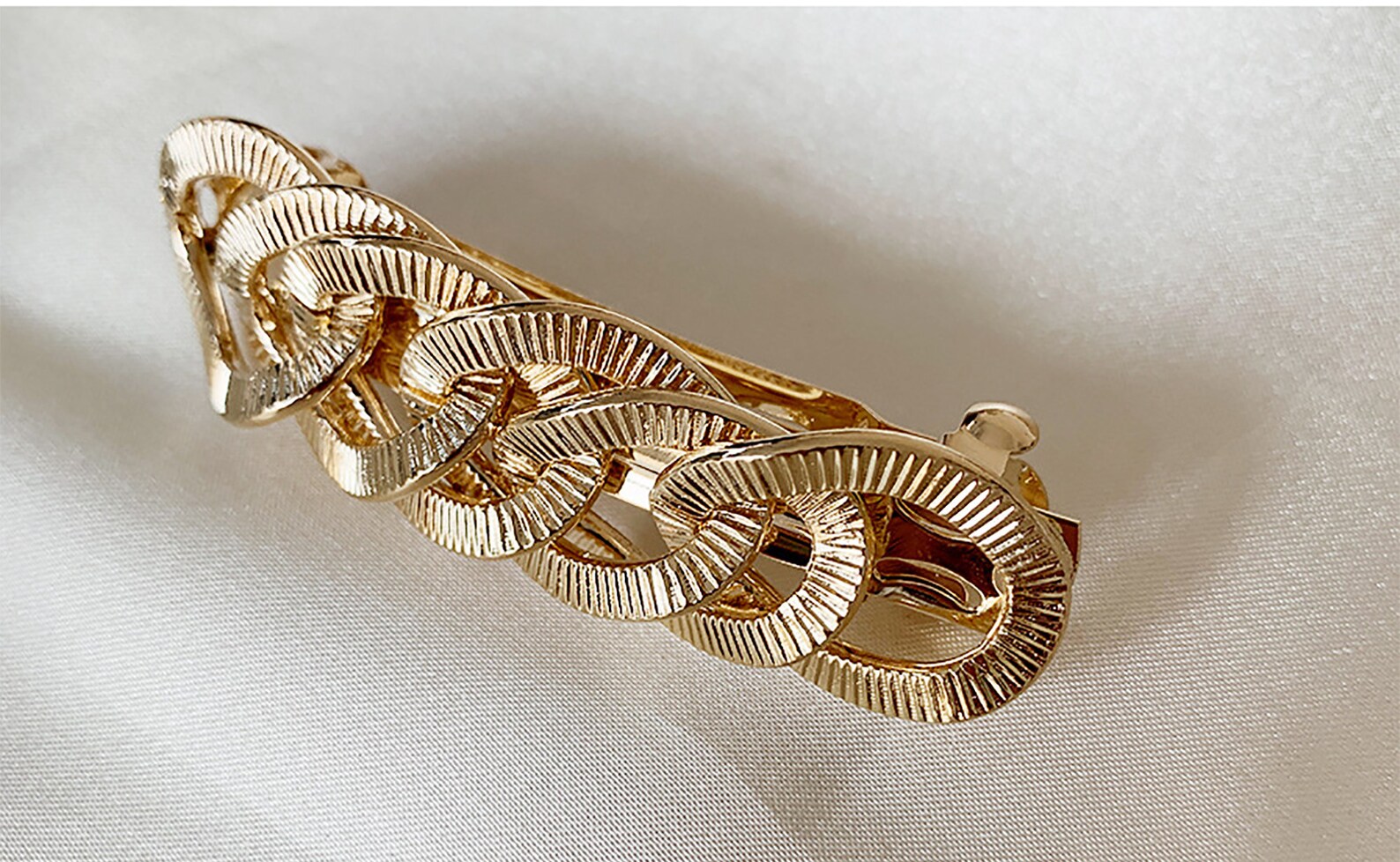 Metal Chain Hair Clip Classic Vintage Thick Chain Hair Clip Etsy