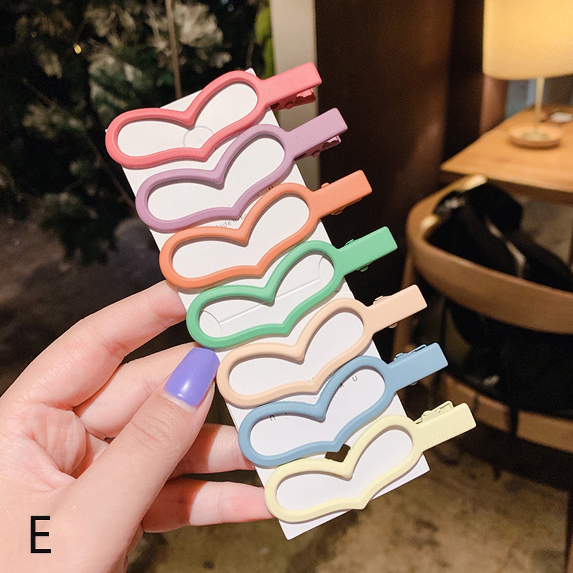 Pastel Hair Clip For Girl Simple Hair Clips Marcaroon Hair Etsy