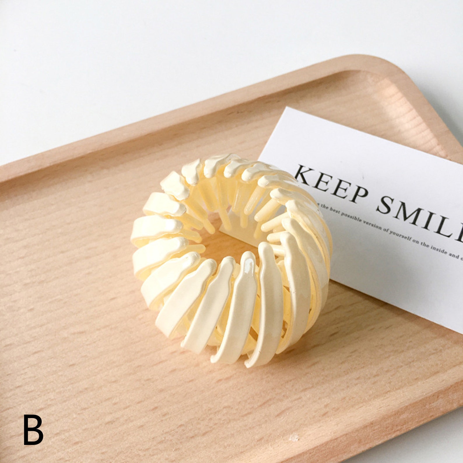 Bird's Nest Glossy Hair clip Pure Color Hair Claw Etsy