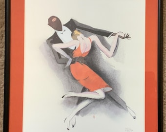 Josephine Baker Dancing by Paul Colin Quality Print - Frame Me - Etsy