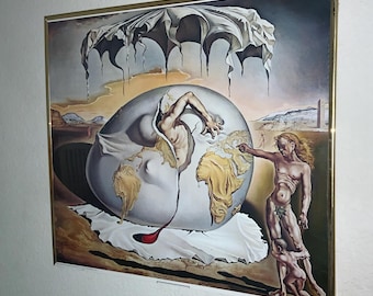 Sealed - 1970s Dali Fine Art Prints Pair of 2 Dali Museum 24.75"x22.25"  17.25"x11.25"