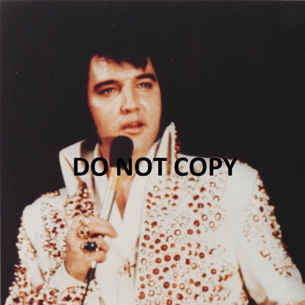 Candid Elvis The King On Stage Performing Singing Photograph Image PDF Printable Digital File Art Music Musician American Icon rock n roll