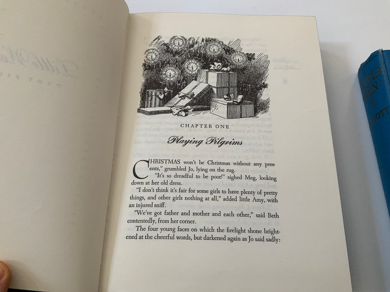 Kleine Frauen, kleine Männer Erstausgabe Louisa May Alcott Vintage Hardcover Bücher Buch Set Art Cover hervorragender Zustand illustrierter klassischer Roman Bild 5