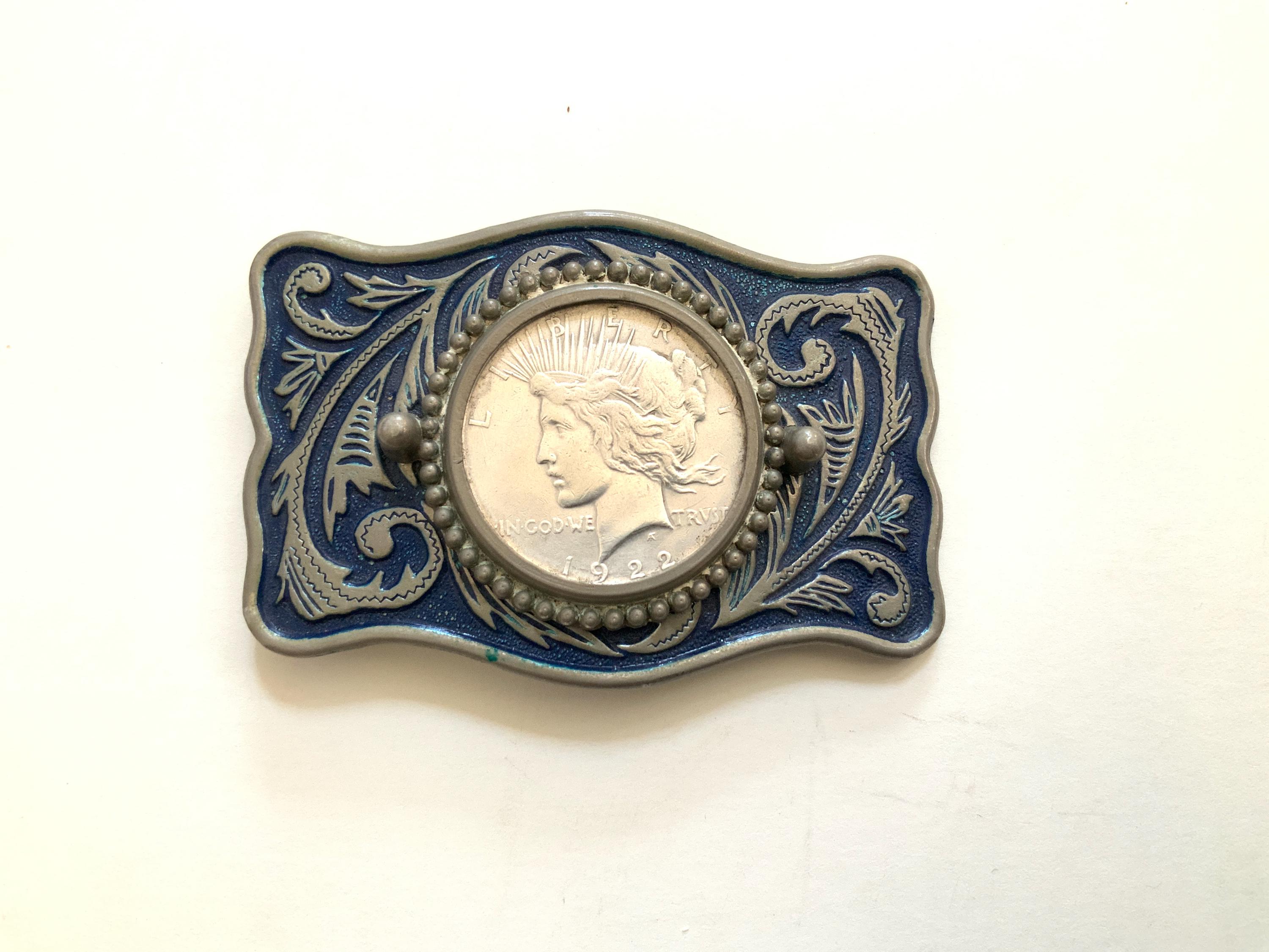 1921 Morgan Silver Dollar Belt Buckle - Etsy