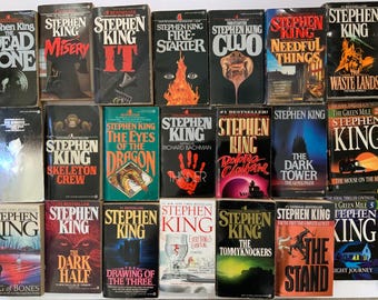 Stephen King 1st Edition Paperback Lot - Fire Starter - Different Seasons - The Dead Zone - It - Misery - Cujo - Individual Selections