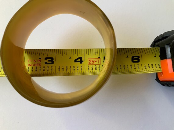 vintage butterscotch translucent bangle bracelet … - image 8