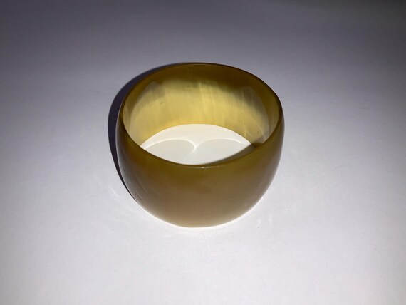 vintage butterscotch translucent bangle bracelet … - image 1