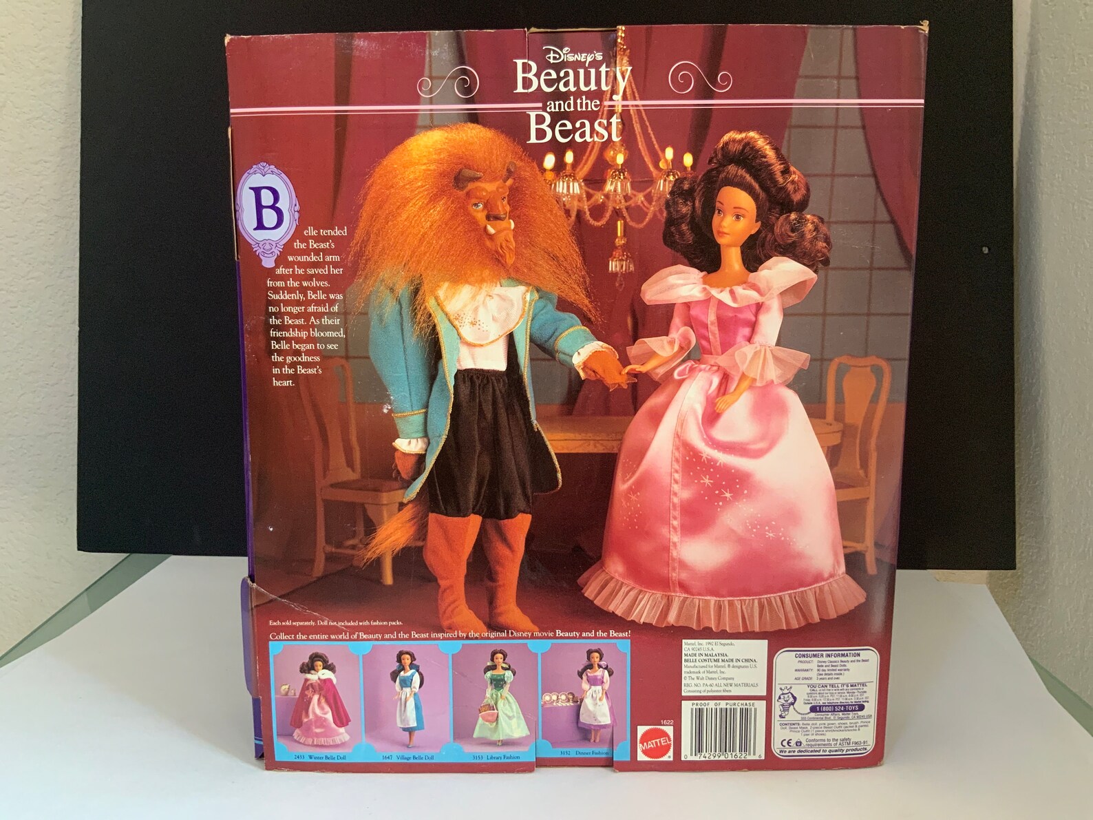 Beauty and the Beast Disney Barbie Set Mattel 1992 NRFB Etsy UK