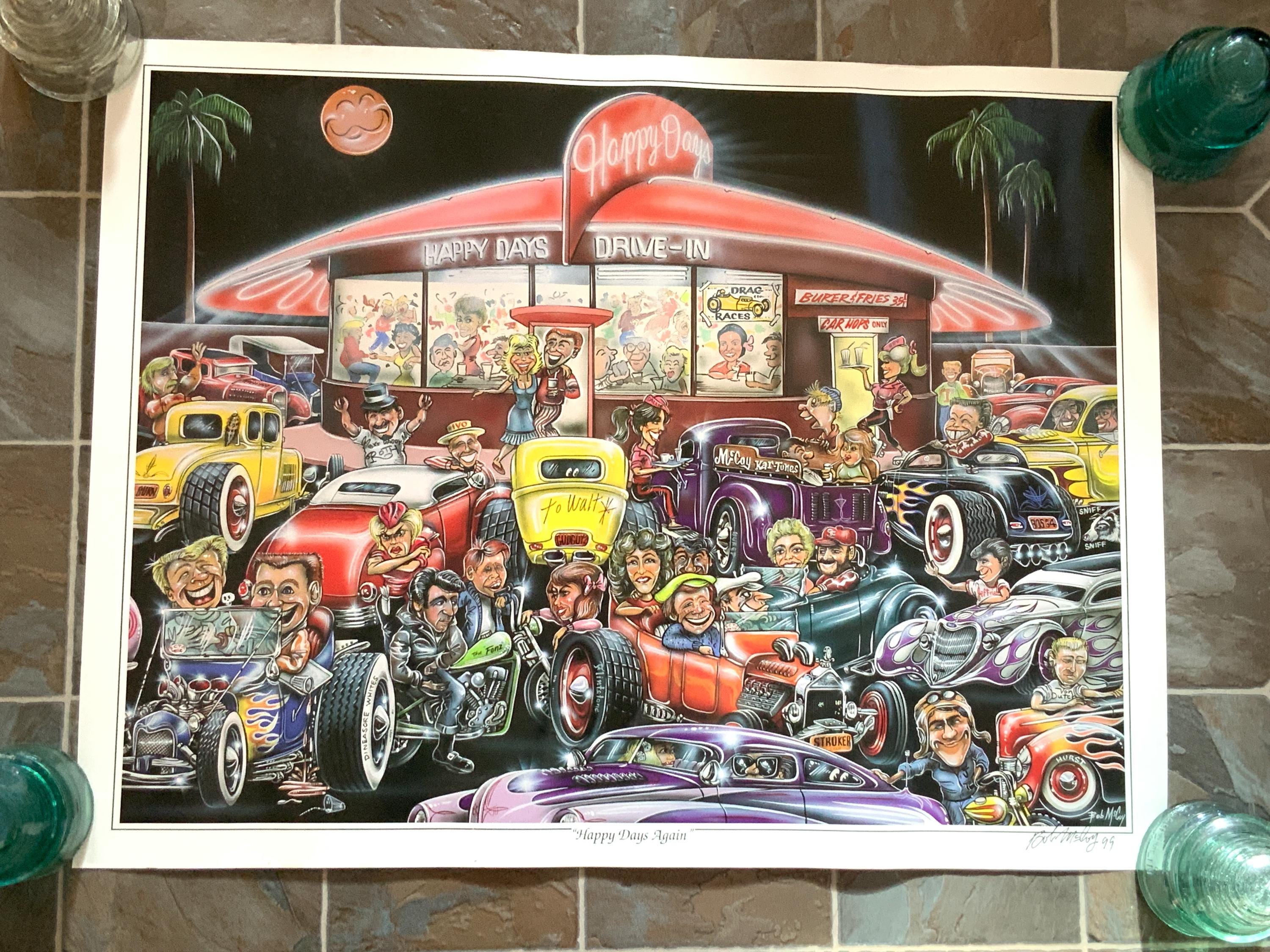 70s 80s HOTROD ビンテージ ポスター USA製 Bob Mccoy 