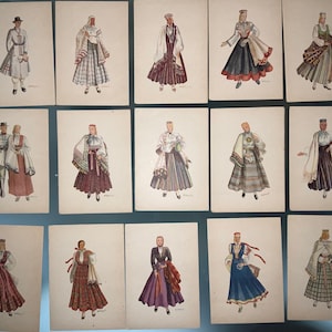 Latvian Folk Costume Woman - Etsy