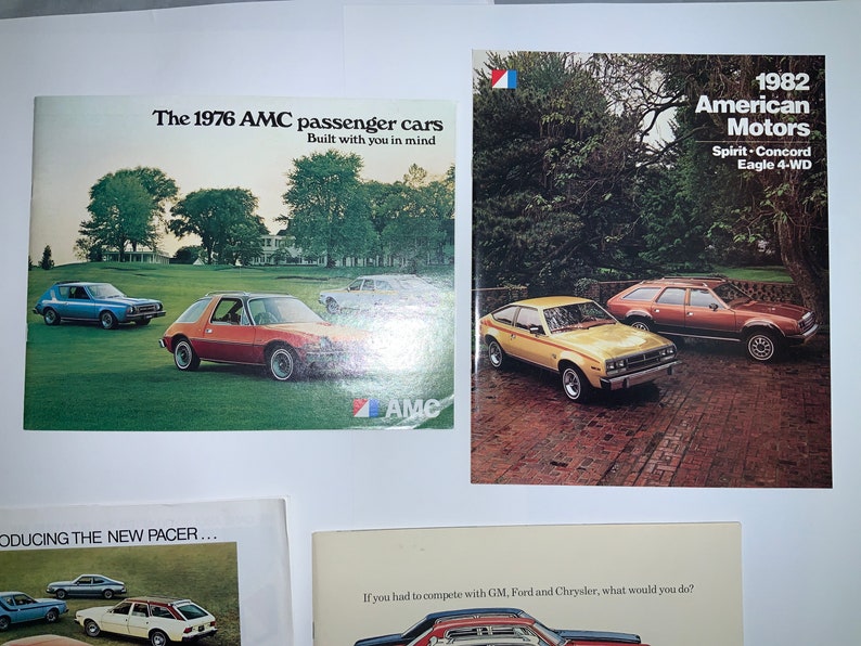 AMC Gremlin Hornet Matador 1970er 1980er Jahre Autokatalog Automobilbroschüren American Motor Company American Cars Werbedrucke illustriert Bild 2