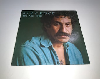 Album in vinile LP 12” di Jim Croce, Life and Times, in buone condizioni generali.