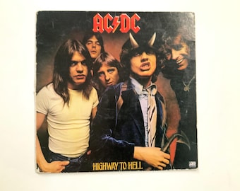 Original AC/DC Highway To Hell Vinyl Record LP 1979 Album Acdc Ac