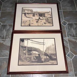 Edward Curtis framed photograph art prints Native Americans Disappearing Race Indians American West Architecture historic iconic images