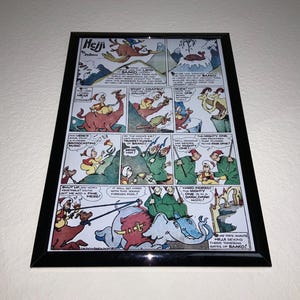 1935 Dr. Seuss HEJJI Theodor Geisel 1st Nur Comic Fine Art Print Fantasy Abenteuer Natur Tiere Kreative Geschichte Elefanten Vögel