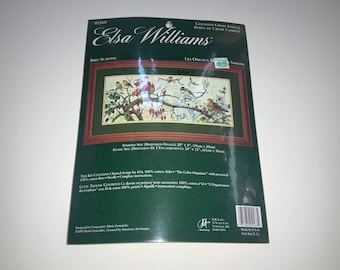 Elsa Williams Cross Stitch Numbered Pattern New Sealed Bird Season 02168 avian forest nature scene cross-stitch patterns