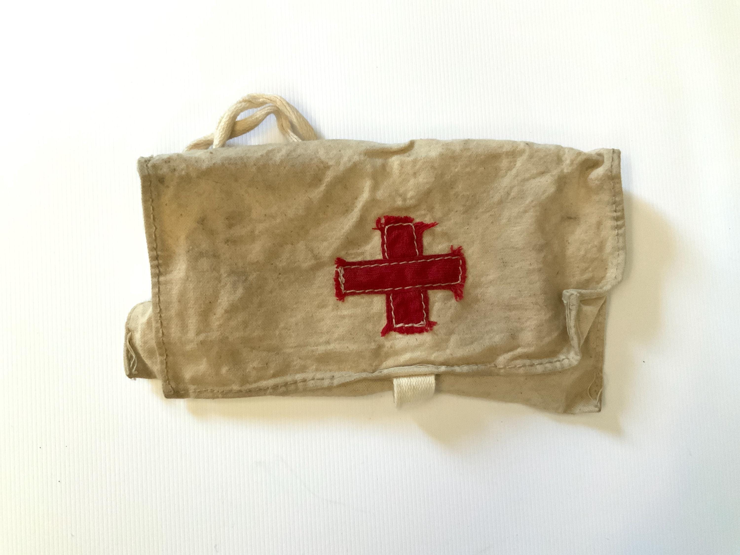 Vintage Red Cross Military Bag - Etsy