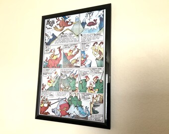 Dr. Seuss Comic Strip Art Print: Theodor Geisel's HEJJI Fantasy