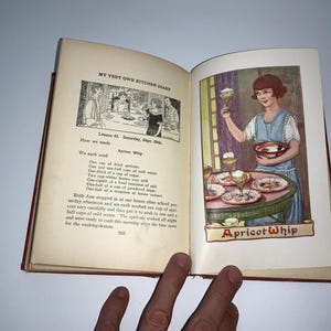 1924 Children&#39;s Cookbook: When Sue Began to Cook, Illustrated First Edition