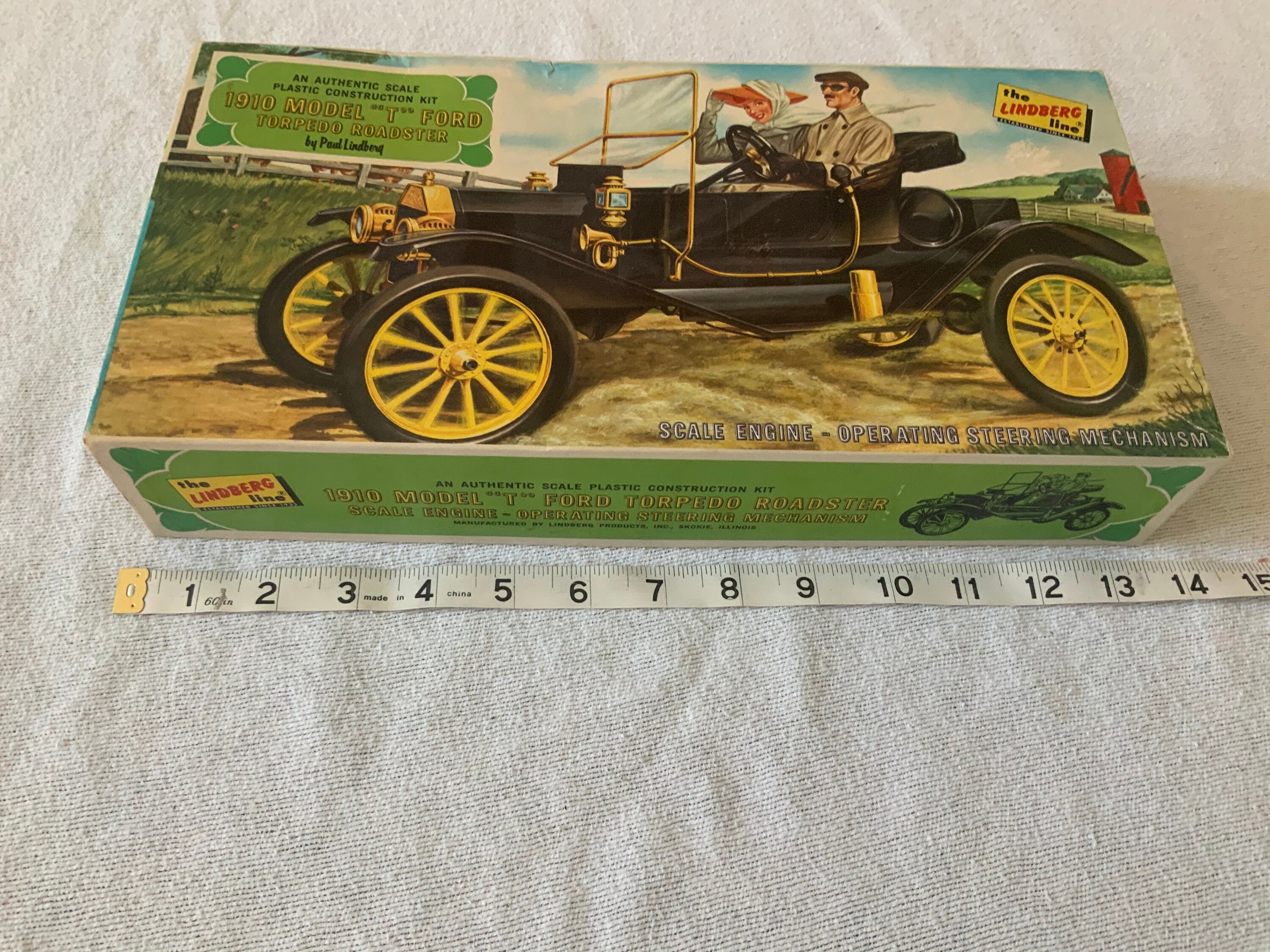 Model A 1910 Ford Roadster by Lindbergh Line Complete NIB Unmade 1960s