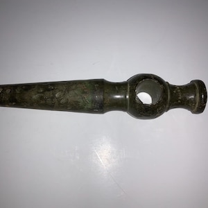 Early Beer Barrel Keg Spigot Handle antique solid metal heavy piece 8” antique brewina