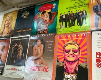 Movie Posters Original 2 Sided  27"x40" Lot of 600+ Kids Movies Horror Sci Fi Fantasy Musicals Biopics Wall Art Decor 90s 00s Classics
