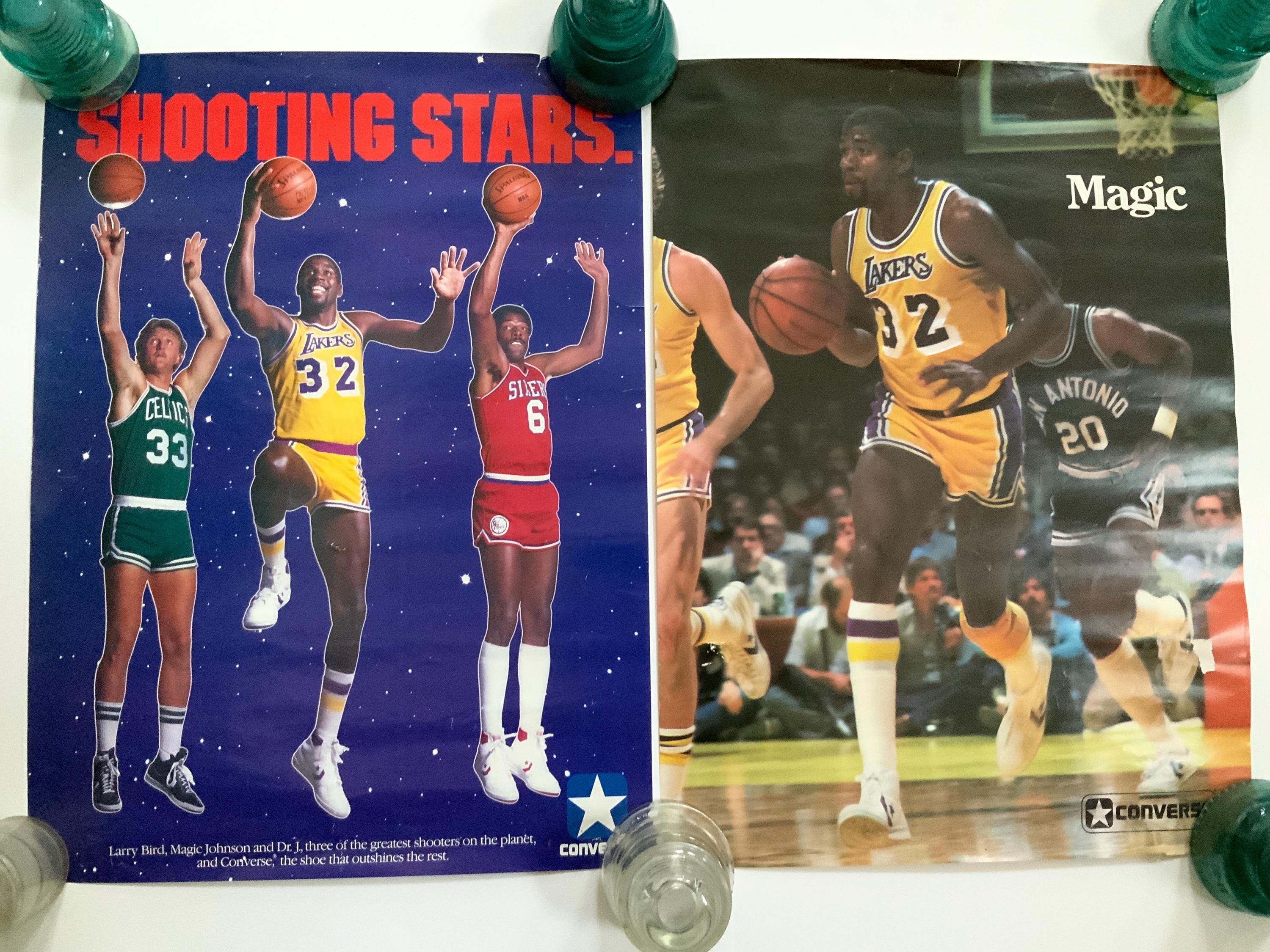 1980年代のNBAコンバースヴィンテージポスター2枚：マジック