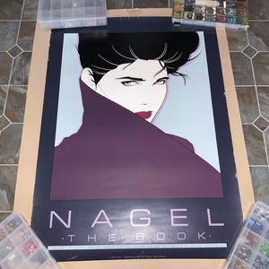 1980's ヴィンテージ Patrick Nagel 額入り ポスター