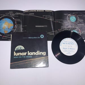 Moon Landing Record - Etsy