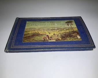 1869 Illustrierte Bibel: "Antike Chromolithographien ""Ansichten im Bibelland""."