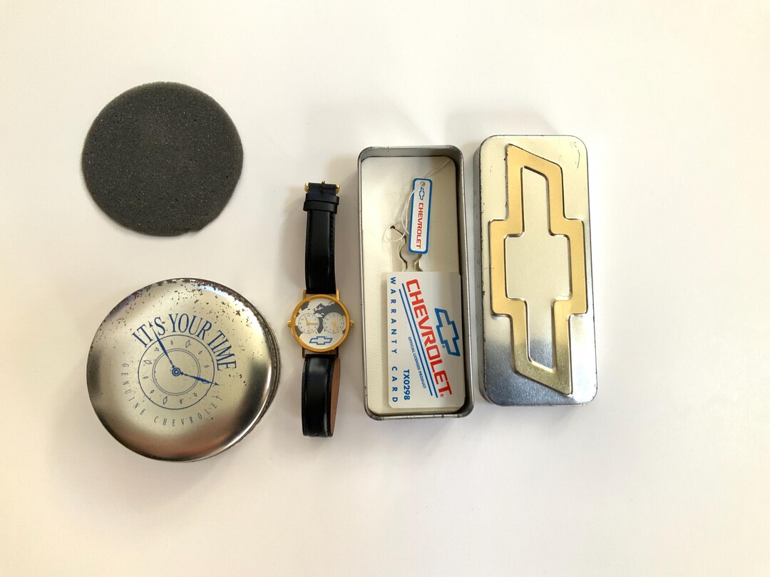 Vtg Chevrolet Watch Quartz With Metal Cases - Etsy Canada