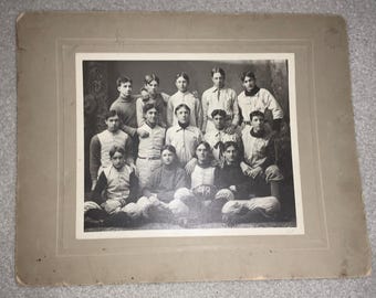 Zdjęcie drużyny futbolowej Syracuse z 1898 r.: Antyczna historia uczelni 9”x7,75” Historyczne obrazy Nowego Jorku