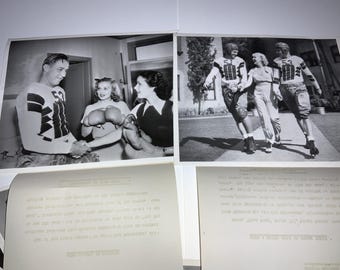 Full set “The Big Game” RKO Radio Pictures College Football History 1930s Film History Promotional photographs candid on set Lot of 14