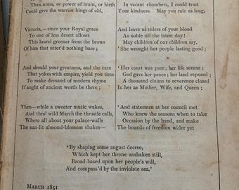 Tennyson 1851 1st Edition Works - see pics needs tlc