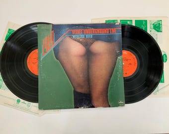 LOU REED Velvet Underground Live double album 1969 ROCK Vinyl records lp 12” tested plays sounds good VanceHoustonOrigami.com