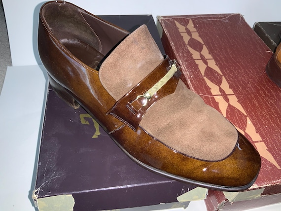 Cole Haan Brown Leather Loafers with Gold Accent Mens Cole Haan brown leather loafers slip on | Mercari main image 4