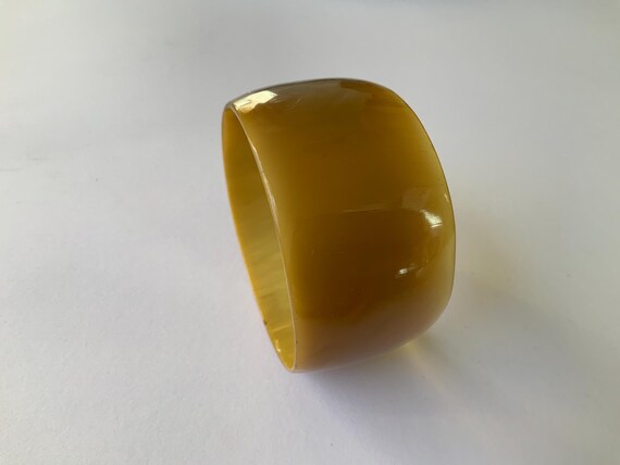 vintage butterscotch translucent bangle bracelet … - image 4